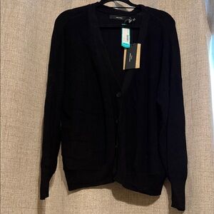 NWT Vero Moda Classic Button Black Cardigan 2X